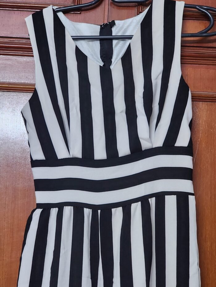 STRIPPED JUMP SUIT - Image 1