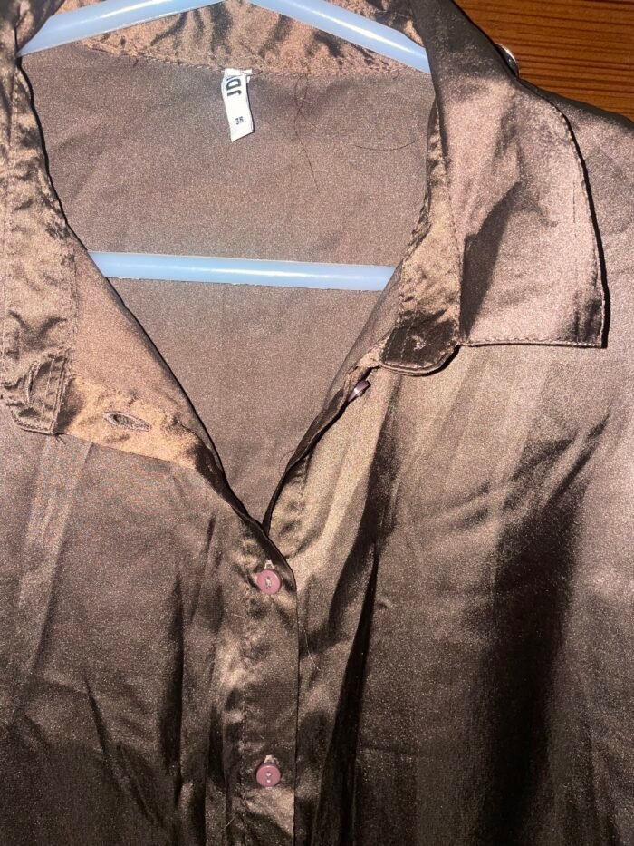 Brown Silk Shirt 🤎 - Image 2