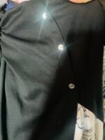 Plus sized Black puff sleeved maxi dress - Image 3