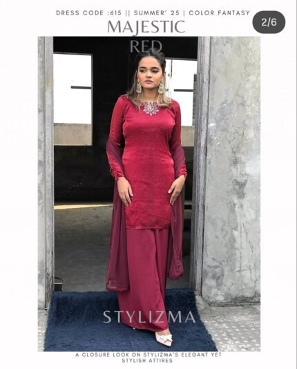 Two Piece Maroon Co-ord