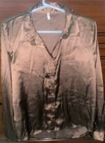 Brown Silk Shirt 🤎