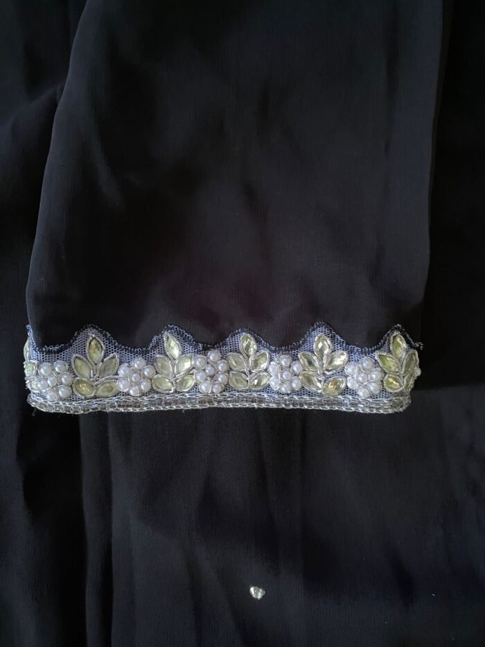 black georgette kameez one piece - Image 2