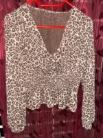 tiger print in brown