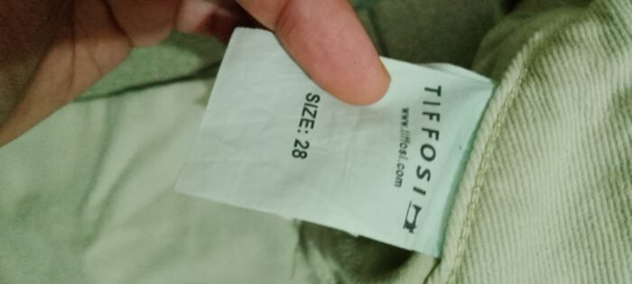 Light sage-green denim jeans - Image 5