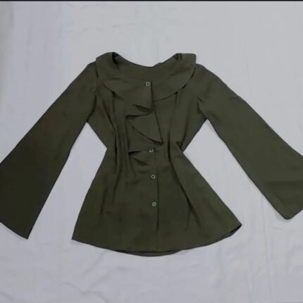 olive green shirt